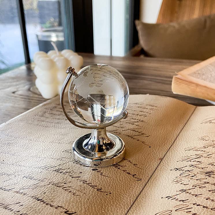 Amazon | ミニグローブ 透明な地球 地球儀 インテリア おしゃれ 小さい